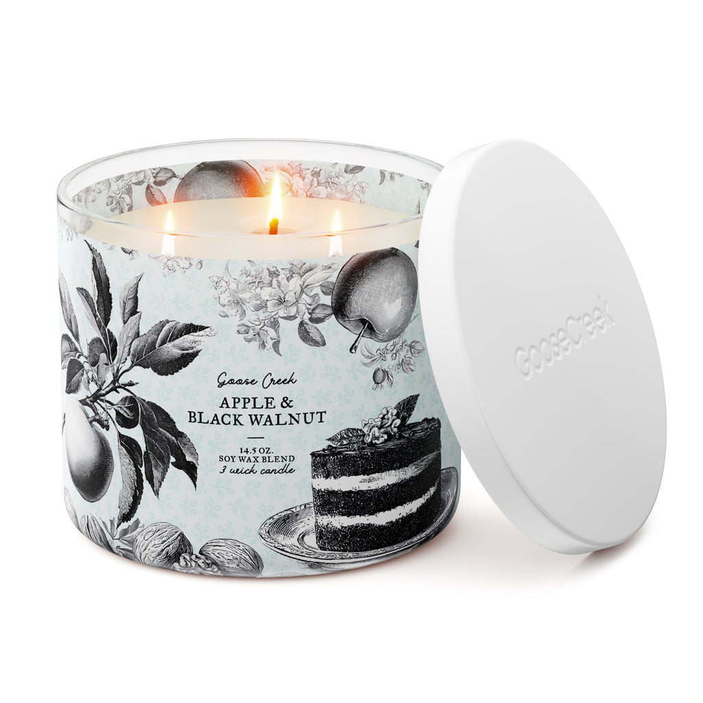 Apple & Black Walnut 3-Wick Candle