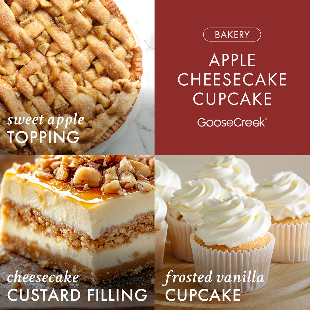 Apple Cheesecake Cupcake 3-Wick Candle