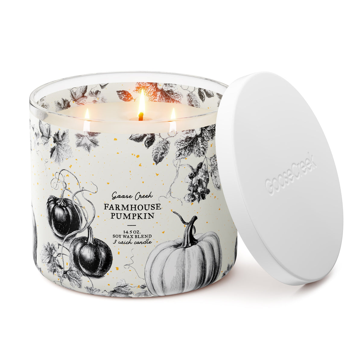 Farmhouse Pumpkin 3-Wick Candle