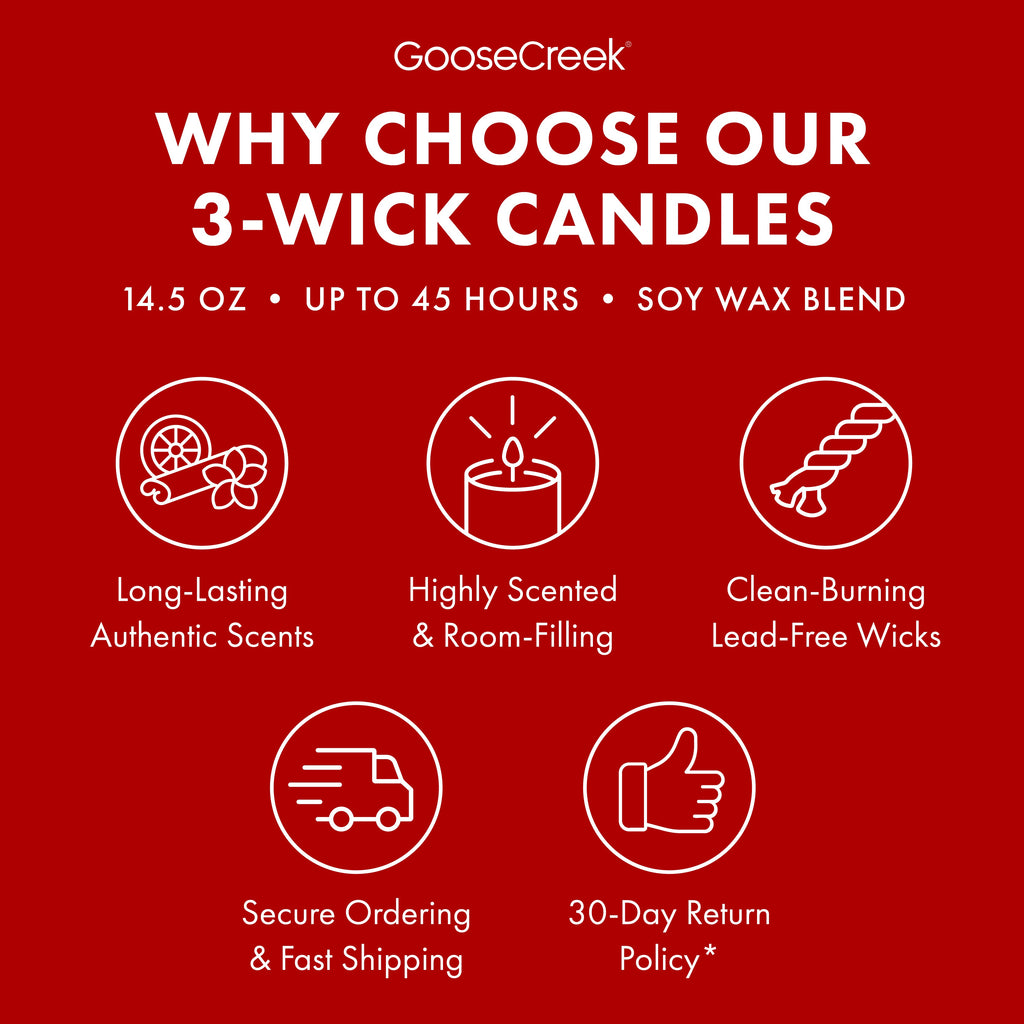 Holiday Embers 3-Wick Candle