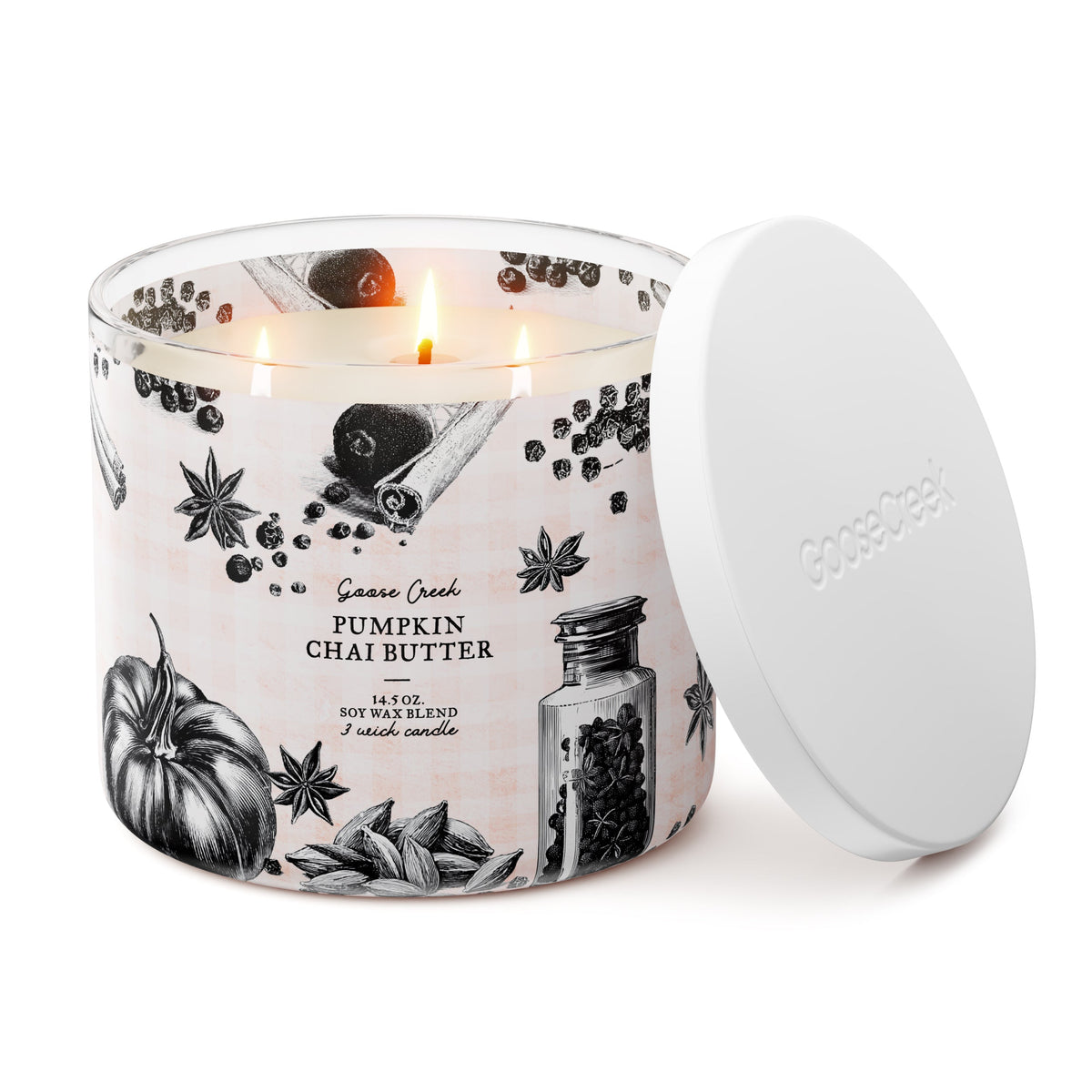 Pumpkin Chai Butter 3-Wick Candle