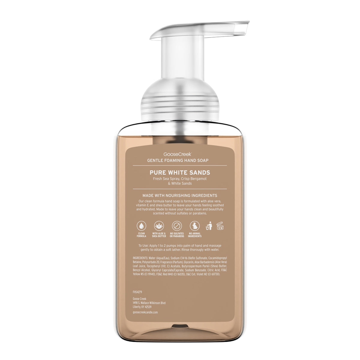 Pure White Sands Lush Foaming Hand Soap