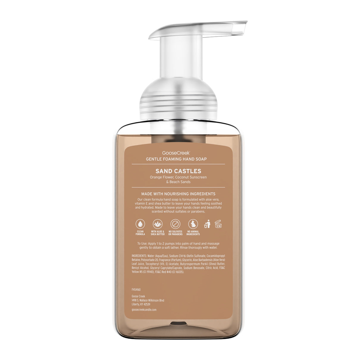 Sand Castles Lush Foaming Hand Soap