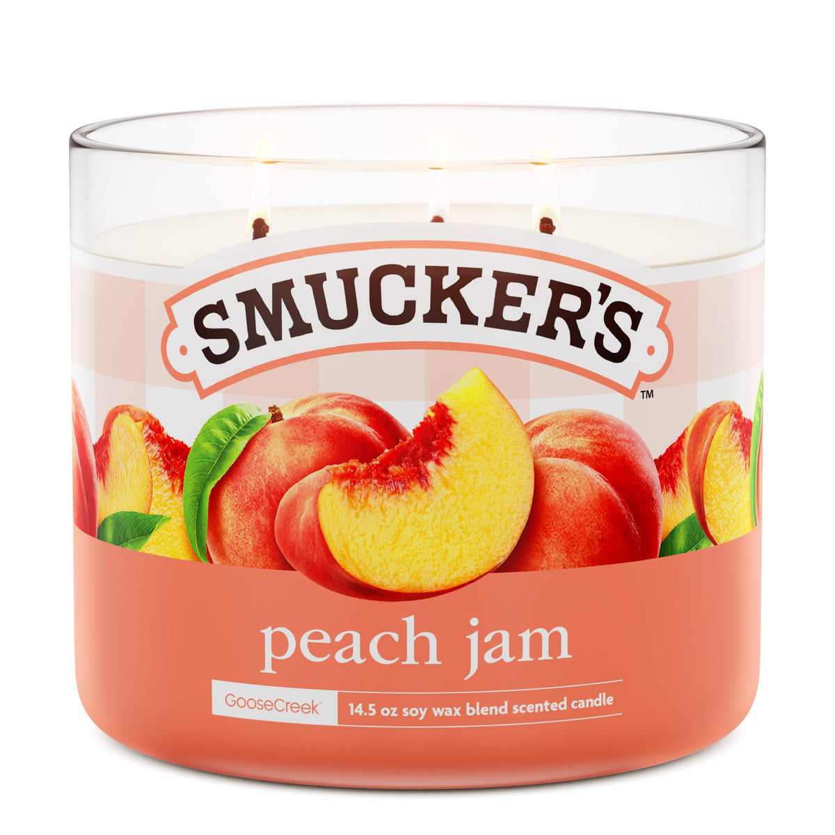 Smucker's Peach Jam 3-Wick Candle