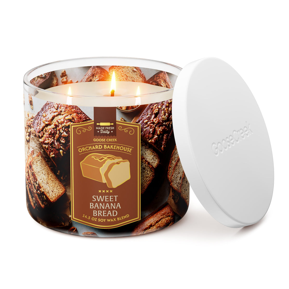 Sweet Banana Bread 3-Wick Candle