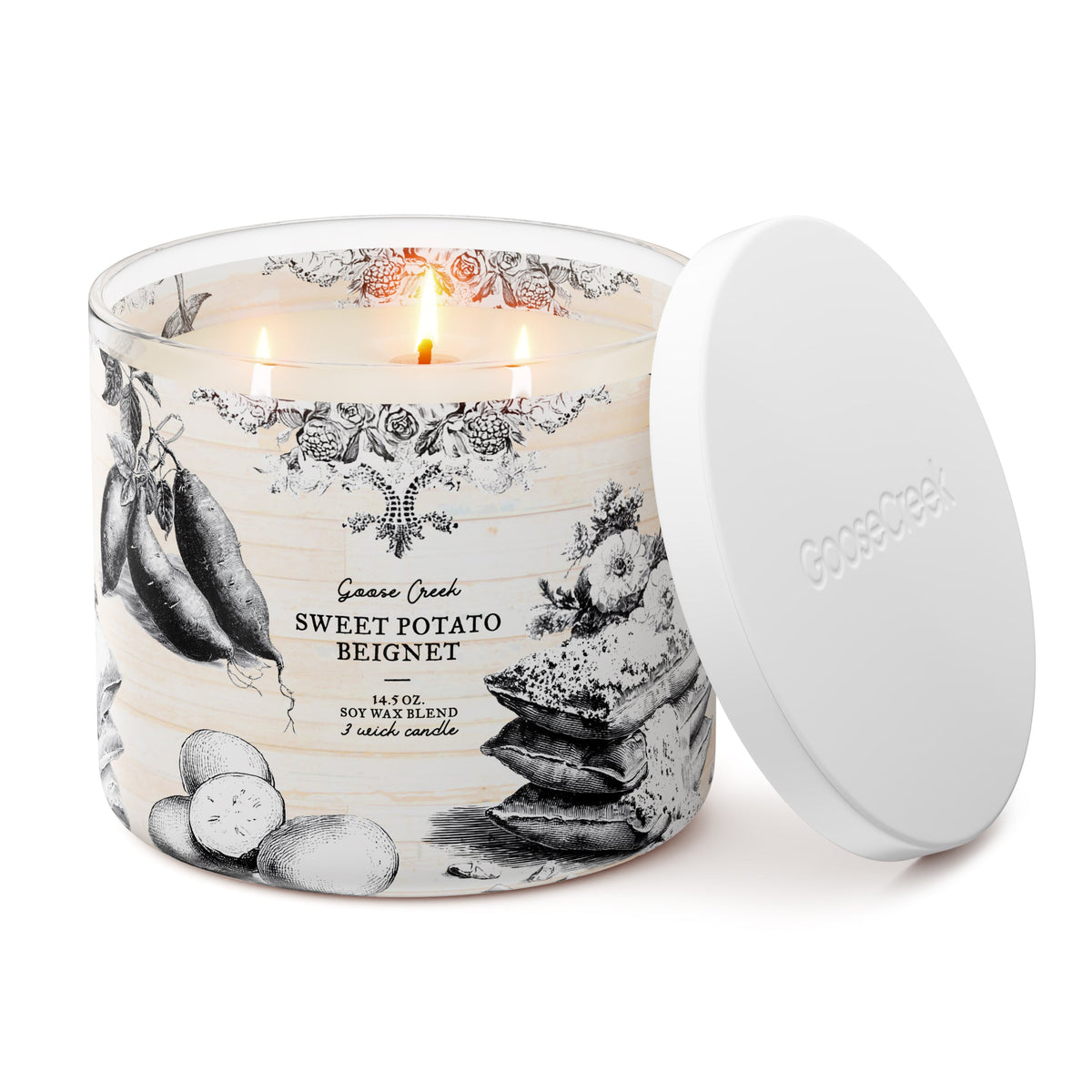 Sweet Potato Beignet 3-Wick Candle