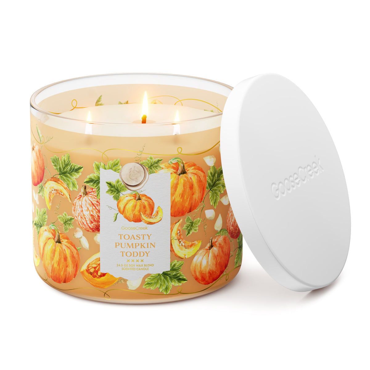 Toasty Pumpkin Toddy 3-Wick Candle