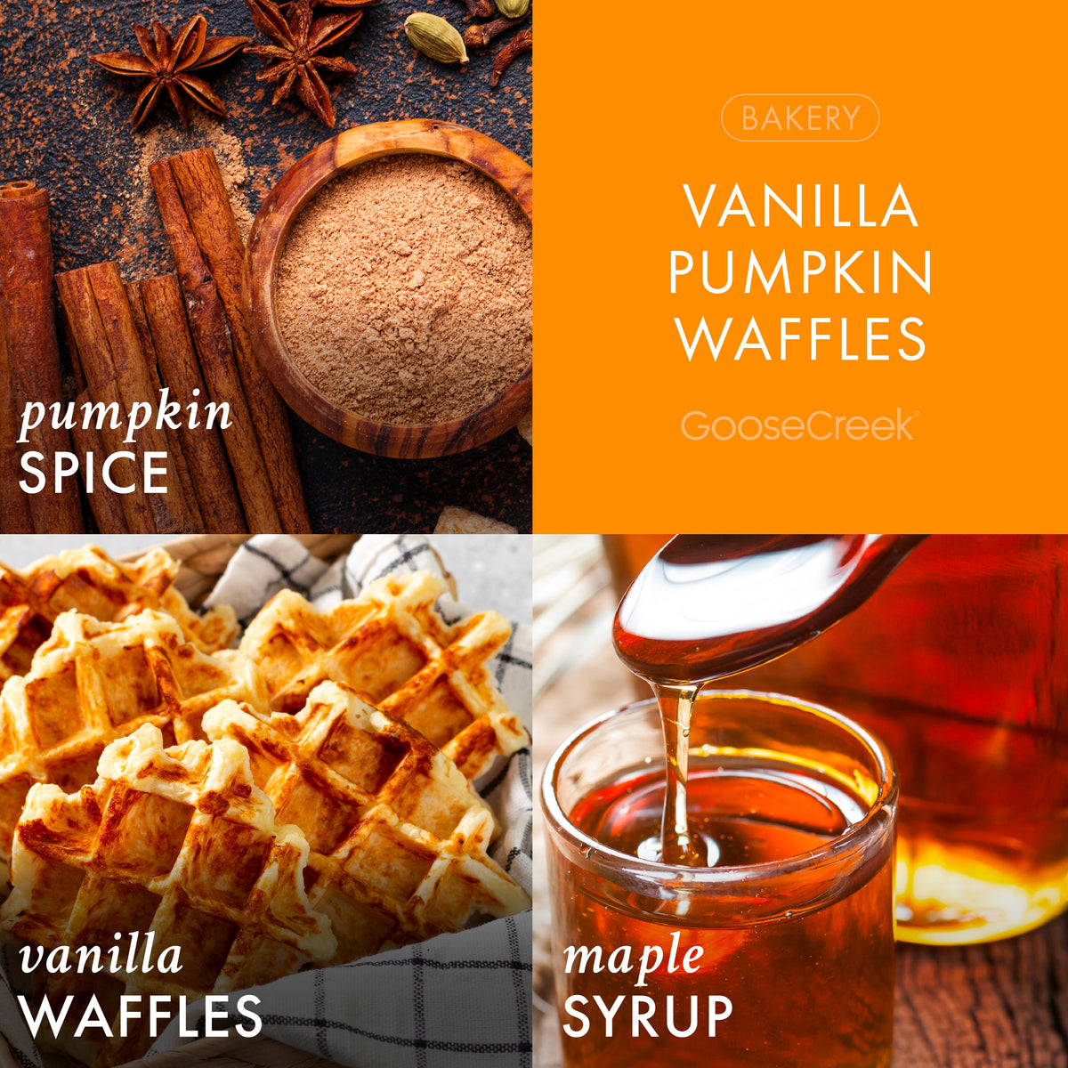 Vanilla Pumpkin Waffle 7oz Single Wick Candle
