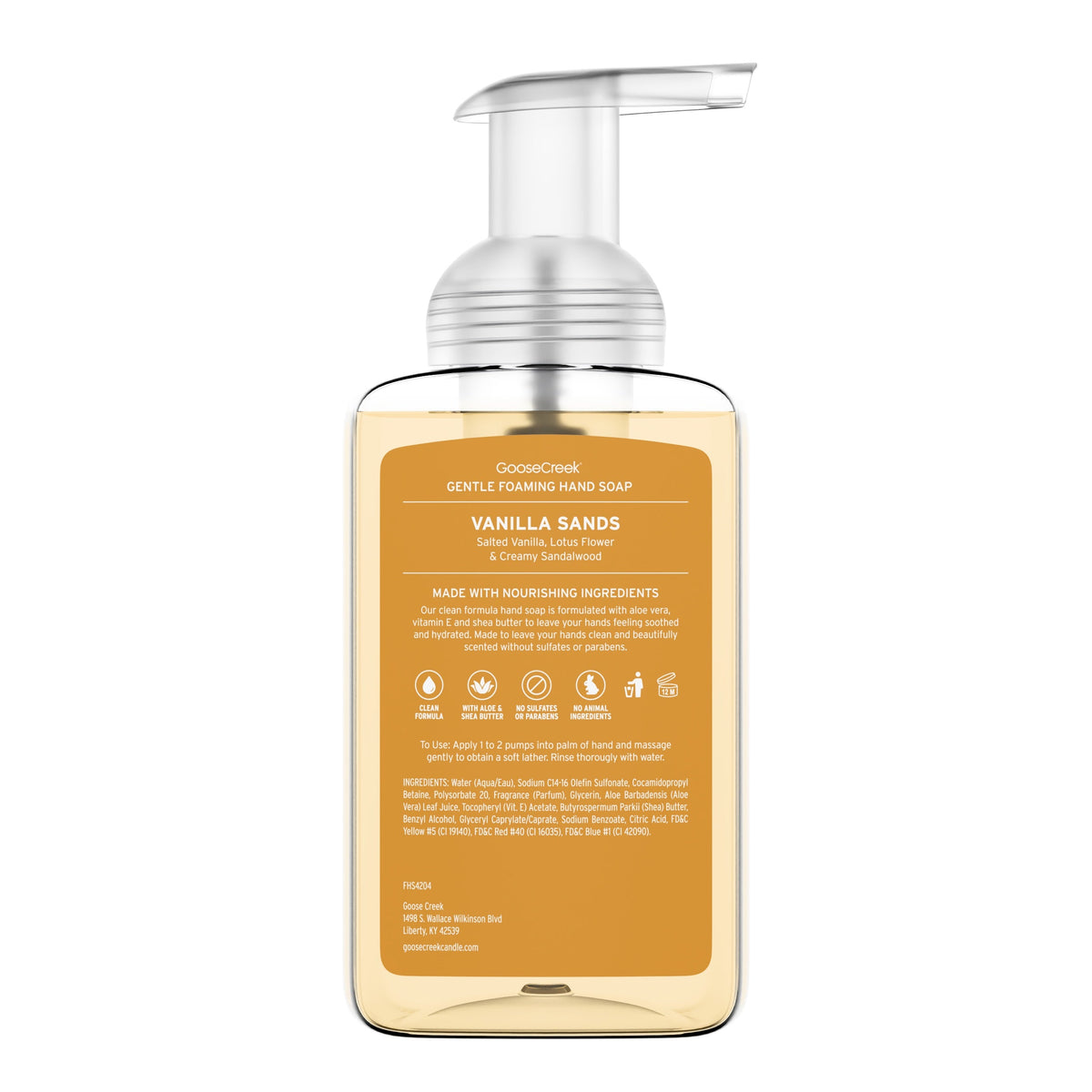 Vanilla Sands Lush Foaming Hand Soap